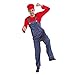 Produktbild Chaks Costumes et Mariage Mario Klempner Herren Kostüm für Super Mario Fans - L