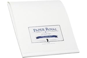 ‎RÖSSLER PAPIER Rössler Papier 2002831009 - Paper Royal - Briefblock DIN A4, 40 Blatt, weiß gerippt