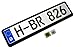 Produktbild COMPLETE Germany German EEC European Front LICENSE PLATE TAG and FRAME (Set / Kit) for BMW 1 3 5 6 7 8 Series M3 M5 M6 303 315 318 320 i 321 325 326 327 328 329 335 340 501 502 503 525 527 535 507 600 700 720 725 735 755 1500 1600 1800 2000 2002 2500 2800 3.0S 3.0Si 3.3Li CSi