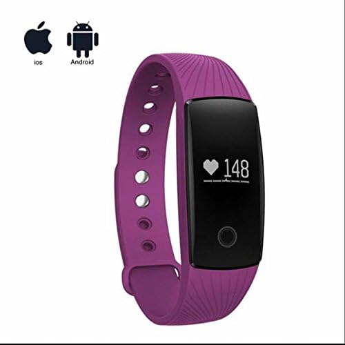 Sport fitness band,Multi-function LED Display,Support Heart rate monitor Sport Pedometer Wristband Sleep Monitor Smartwatch,Scratch Resistant,Calling Remind,Call Notification Push for iPhone iOS and Android Phone