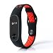 Produktbild Armband Xiaomi Mi Band 2 Bracelet Ersatz-Handgelenk, IvyLife Band Silikone Gurt für XiaoMi Band 2 Verstellbares Ersatzband Wasserdichtes(No Tracker - Schwarz und Rot)