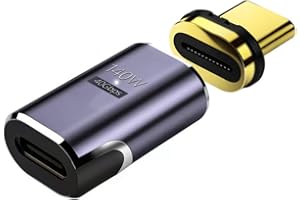 NFHK Złącze magnetyczne USB4 140 W 40 Gb/s USB4 typ C męski na żeński adapter moc dane 8K wideo do laptopa telefonu