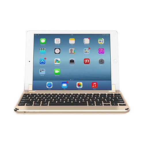 Brydge 9.7 QWERTZ Aluminium Bluetooth Tastatur für iPad Air, Air 2 & iPad Pro 9,7" - Gold