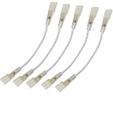 Kablolu &Ccedil;ift Taraflı Neon Led Birleştirme Aparatı 8x16 5 Adet