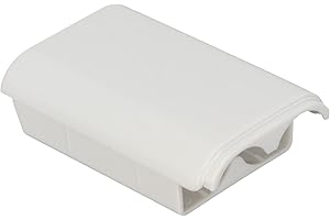 CUIFATI Pokrowiec na Akumulator do Kontrolera Bezprzewodowego Xbox 360, Wymiana Części Naprawczej Tylnej Pokrywy Kontrolera Bezprzewodowego na Konsolę Xbox 360, Poręczny i Trwały(Biały)