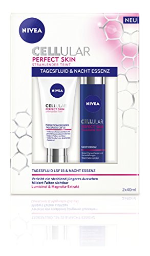 Nivea Pflegeset Cellular Perfect Skin, Tag und Nacht, für Frauen, 1er Pack (1 x 2 Stück)