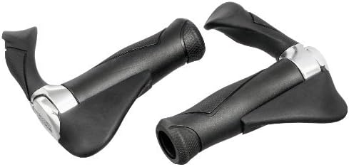 ergotec 61580001 MF2 Bike Handles black black / silver by ergotec