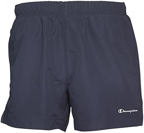 Mens Champion Mens Classic Logo Swim Shorts Navy - Navy/White - S To Fit 30 Waist (76cm)