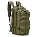 Produktbild J.SPG Outdoor Wandern Militärischer taktischer Rucksack Camouflage 600D Nylon Trekking Travel Kit Bag 25-30L Small Sports Rucksack,Green