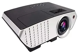 Dinshi Pro 2200 Lumens Multimedia LED Projector with HDMI/Video/VGA Slot (Black)