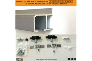 FIP BINARIO KG 80 KIT PER PORTA SCORREVOLE LATERALE 80KG 190CM