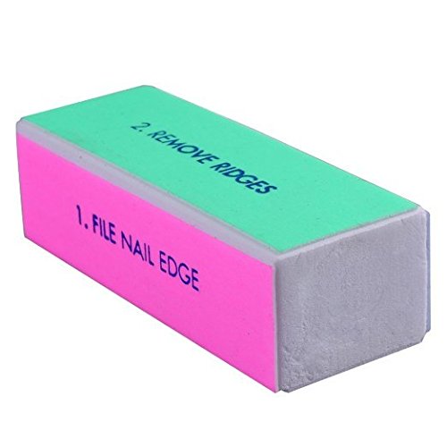 Sindy Professional 4 Sided Way Nail File Block Sanding Buffer Polishing Nail Art Tool (A1)