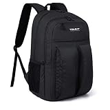 Rucksack mit kühlfach mit hochwertige PEVA zum warmgepresst Material, Pass der US FDA überprüft. Langlebiger und auslaufsicher Picknick Rucksack, leicht sauber zu wischen im Inneren der Tasche