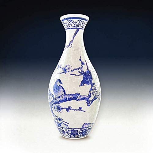 Preisvergleich Produktbild Puzzle 160 Teile - 3D Puzzle Vase - Magpies on Plum Tree