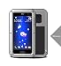 Produktbild HTC U11 Wasserdicht Hülle , Love Mei Heavy Duty Armor Tank stoßfest wasserdicht Staub/Schmutz/Schnee Proof Aluminium Metall Glas Schutzhülle with Schutzfolie für HTC U11 (Silber)