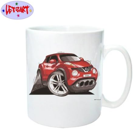 WHITE CERAMIC TEA COFFEE MUG KOOLART IMAGE Nissan Juke