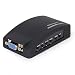 Imported CCTV AV Composite S-video VGA to PC VGA LCD Converter Adapter - EU Plug RS.980.00