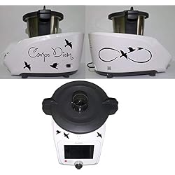 Autocollant compatible avec les modèles Monsieur Cuisine Connect Carpe Diem Schwalben