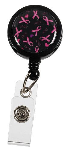 Ncd medical prestige medical s13 - Pr retracteze - pinza para tarjeta de identificaci  n con cuerda retr  ctil  dise  o lazo rosa sobre fondo negro