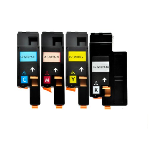 Logic-Seek Toner für Dell C1760 nfw, 4-er Pack