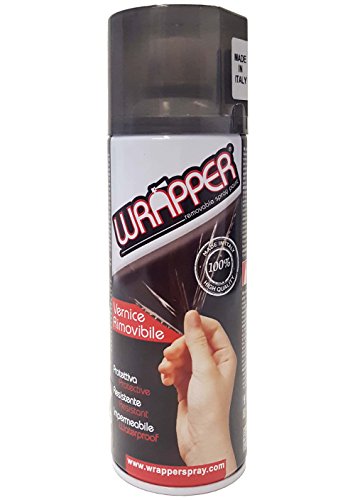 Quattroerre 16436 Vernice Rimovibile Oscurante per Fanali, Nero Fumè