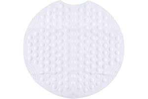 AQUALONA® Premium Shower Mat, Anti-Mould Non-Slip – Extra Soft TPE, Machine Washable – BPA, Latex, Phthalate Free (Bubbles White)