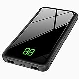 LED-Anzeige: Der Akku verfügt auch über eine LED-Anzeige, die Ihnen die verfügbare Kapazität der Powerbank anzeigt - und Sie somit warnt, wenn sie geladen werden muss.