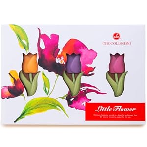 CHOCOLISSIMO 3 tulipanes de chocolate