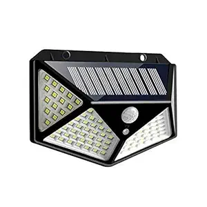 ASGTRADE ASGTRADE Original 100 LED Solar Sensor Motion Wall Light for Pathway, Security, Surveillance, Swimming Pool, Outdoor, Society (Pack of 1 Pieces)