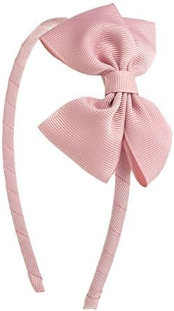 Headband Butterfly Medium Bow - Antique Pink