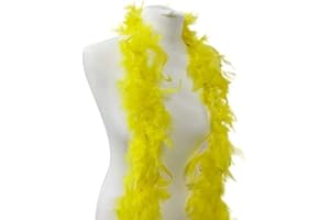 POHOTOBOOTH PROPS LTD Yellow Feather Boa - 50g and 180cm Long