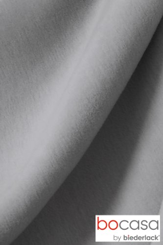 Biederlack Wohn- und Kuscheldecke, 60 % Baumwolle, Veloursband-Einfassung, 150 x 200 cm, Grau, Orion Cotton, 239961 - 3
