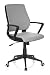 Produktbild hjh OFFICE 719270 Bürostuhl ESTRA BLACK Stoff-Bezug Grau Schreibtischstuhl Büro-Drehstuhl Ergonomisch Armlehnen Home-Office