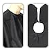 TRIXES Adult Black Salon Hairdressing Cutting Colour Hair Highlight Cape Body Gown