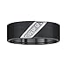 Produktbild Herren Wolframcarbid Schwarz Diamant Band (0.10cts), schwarz, W 1/2
