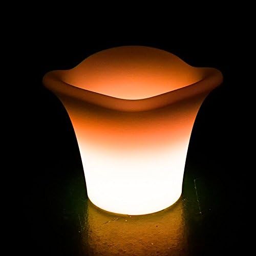 Waterproof Three Leaf LED Color Changing Rechargeable Night Ice Bucket for Wine &amp; Champagne &amp; Beer, with Remote Control, Ideal for Bar,Club,Party,Wedding &amp; other Celebrations