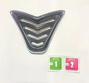 AUTO MT NoseGrillR15 V3 Air Intake Cover Filter Nose Grill for Yamaha R15 V3 (MATT Black Nose Grill R15)