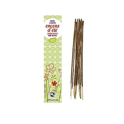 Aromandise MO01 Encens de Maison Eté, Extraits de Plantes, Naturel, 28 x 5,5 x 0,5 cm