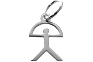 Inmaculada Romero IR Sterling indalo 925m Silber Anhänger 14mm. glatte Ebene