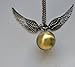 Harry Potter Golden Snitch Watch Necklace Steampunk Quidditch Pocket Clock