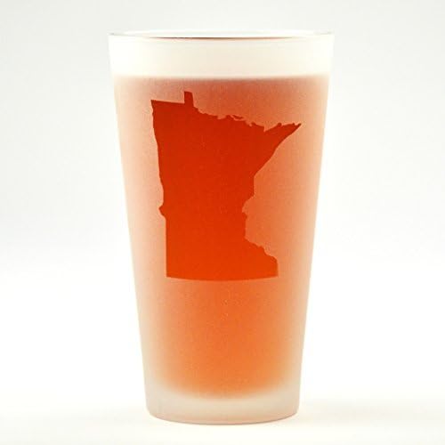 Minnesota State Engraved Pint Glass