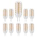 Produktbild Eco.Luma G4 LED 12V AC/DC, Warmweiß 3000K, Leuchtmittel 5W Ersatz 20W 30W 40W Halogenlampe, Nicht Dimmbar, Stiftsockel 420LM Kein Flackern, 10er Pack
