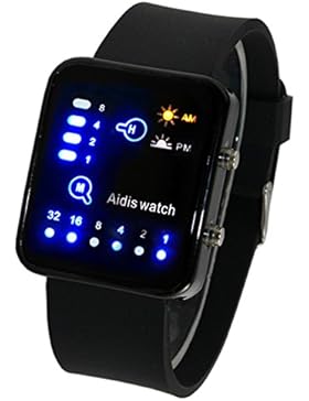 Jungen und mädchen Sportuhr,30m wasserdicht Silikonarmband Elektronische uhren Kalender Datum Kinder uhren Jelly...