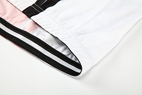 [Größe:S-5XL][option:Trägerhose,3D 2.8cm Sitzpolster] Fahrrad Trikot Langarm Radhose Radtrikot Fahrradbekleidung Herren Männer Hemd mit lange Ärmeln Set Cycling OutdoorTrikots Windjacke Neue - 6