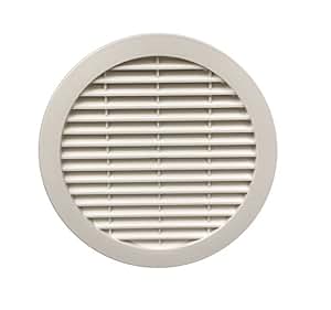 Lüftungsgitter, Abluftgitter, Fertiggarage, Garage, rund, 195-230 mm