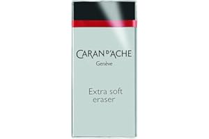 Caran d'Ache Gomma per matite extra morbida, colore nero, 0180.000