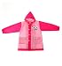 Korean Star Lovely Baby Raincoat Fashion Children Rainwear Deep Pink Dot S