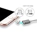 Price comparison product image Premium USB Data Cable 8 Pin Lightning Charger Cable Nylon Fabric Jeans – iOS 10 – For Iphone 6/6S/6S IPhone 7 7 Plus 7-Piece Pro PHON Star Plus, 5S, 5 °C, 5, 6 Plus, iPad grey grey 2in1 Ladekabel / lightning + Android