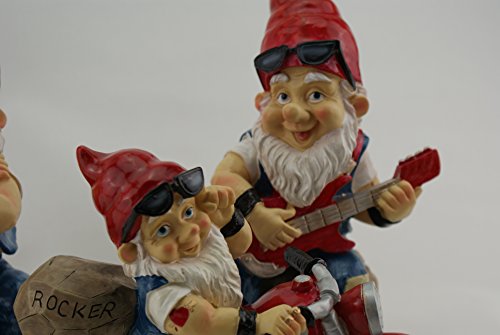 be4To® ROCKER-ZWERG-GARTENZWERG MIT GITARRE-MUSIKZWERG-GITARRENZWERG - 2