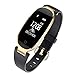 Produktbild HOMECCLL Smart Armbänder Fitness Armband Pulsmesser Fitness Armband Band Geschenk für Dame für IOS Android Phone,Black